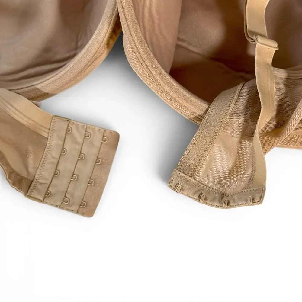 Cacique Lane Bryant Women's 46G Beige Nude Smooth Lightly Lined Balconette Bra